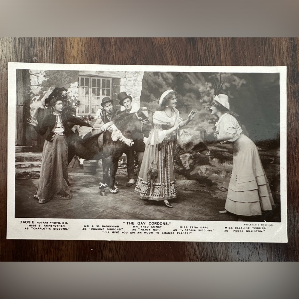 Vintage postcard. RPPC.